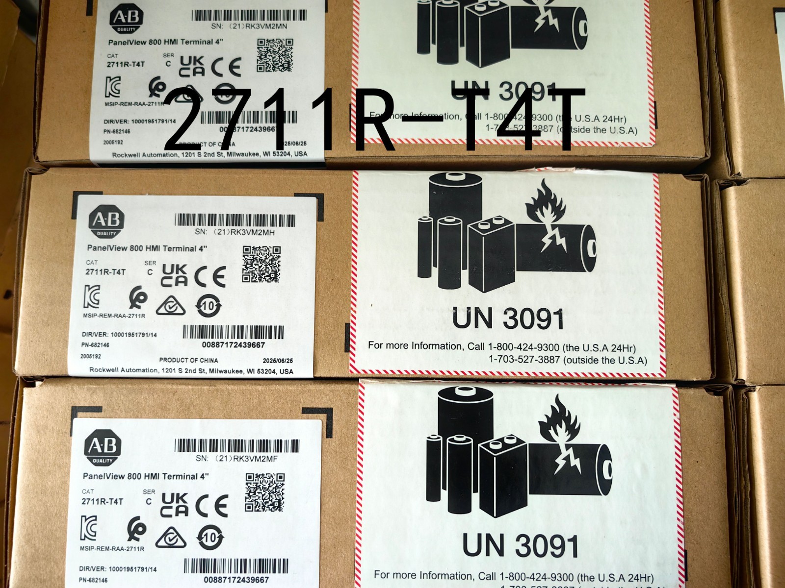 2025 New Allen-Bradley 2711R-T4T PanelView 800 4 inch HMI Terminal 2711RT4T 2025 New Allen-Bradley 2711R-T4T PanelView 800 4 inch HMI Terminal 2711RT4T