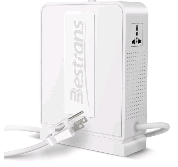 BESTRANS 2000W Step Up Transformer 110V to 220V Converter Pearl White BESTRANS 2000W Step Up Transformer 110V to 220V Converter Pearl White
