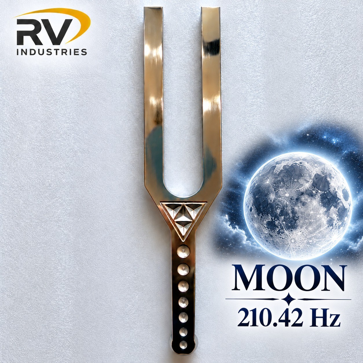 Moon 210.42 Hz Planetary Tuning Fork Sound Sword – RV INDUSTRIES | Pack of 1 Moon 210.42 Hz Planetary Tuning Fork Sound Sword – RV INDUSTRIES | Pack of 1