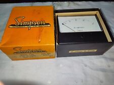 Simpson Model # 1359 Panel Meter  0-50 AC Volts Wide-Vue Catalog #3340MD picture
