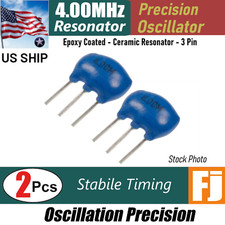 2PCS | 4MHz 4.000MHz | 3 Pins Ceramic Resonator | Crystal Oscillator | US Ship picture