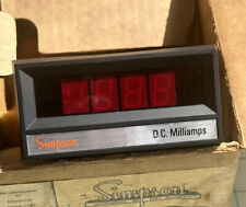 SIMPSON Model 2865 P/N: 24508 / 24508 Digital Panel Meter W/ Terminal New In Box picture