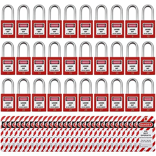 Lockout Tagout Locks, Safety Padlock, Loto Locks Keyed Differently Lock Out Tag