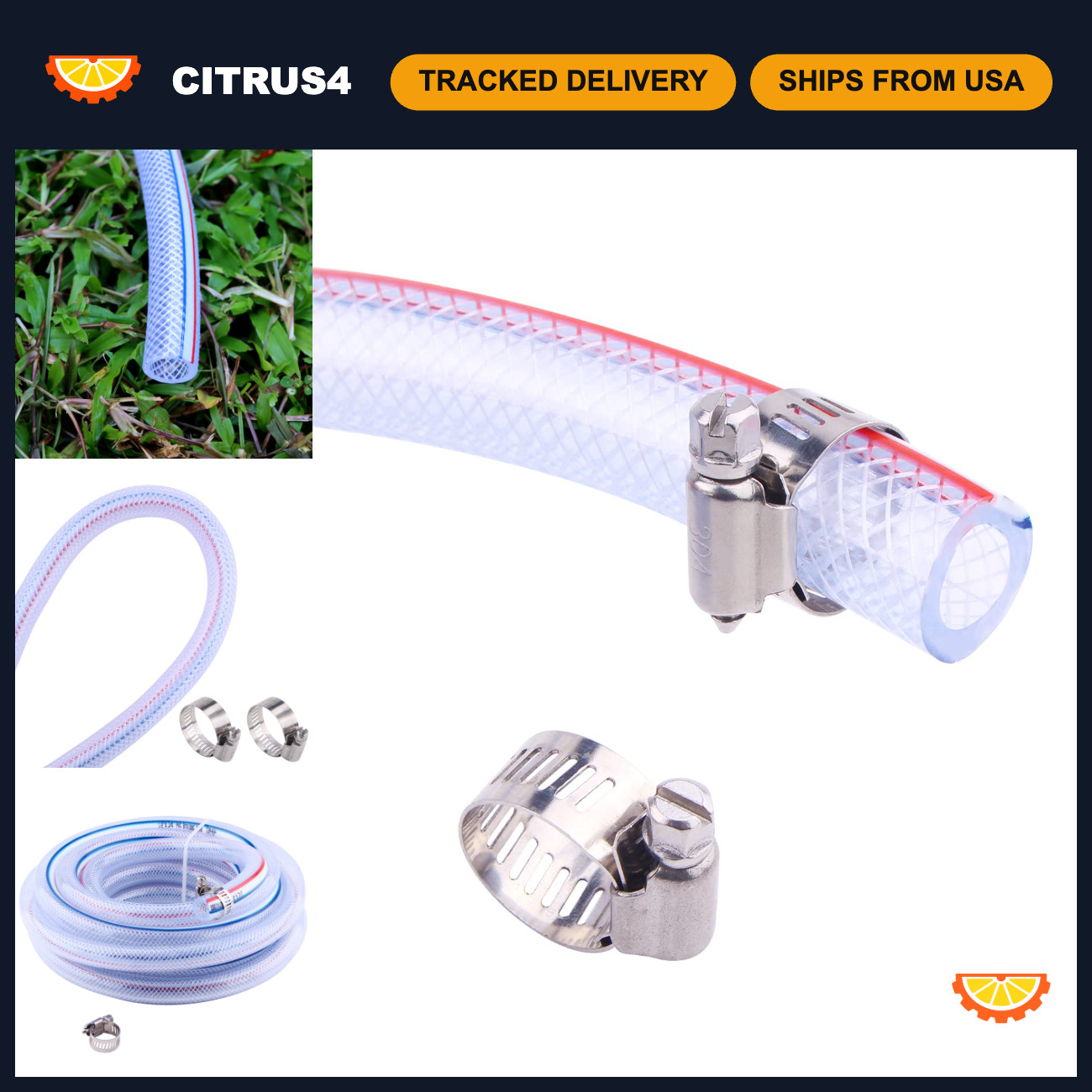 High Pressure Clear Flexible PVC Tubing 1/2\ High Pressure Clear Flexible PVC Tubing 1/2\