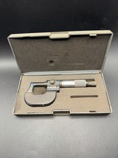 Vintage Mechanical Counter Micrometer 0-1 Inch .0001 Machinist Tool Case picture