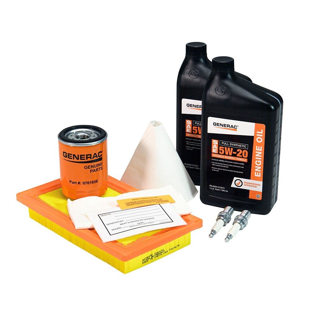 Generac Maintenance Kit 5W-20 Synthetic Oil for 20kW - 26kW Generator 0J93230SSM Generac Maintenance Kit 5W-20 Synthetic Oil for 20kW - 26kW Generator 0J93230SSM
