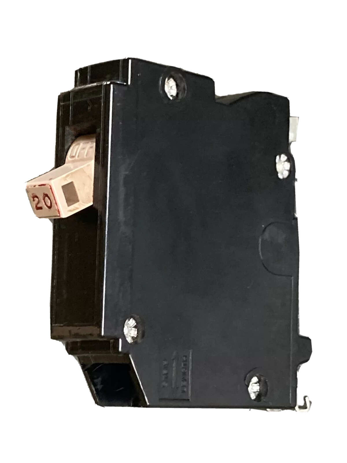 (1) CH120 Cutler-Hammer Type CH 1 Pole 20 Amp 120v METAL FOOT / FULL NOTCH Used (1) CH120 Cutler-Hammer Type CH 1 Pole 20 Amp 120v METAL FOOT / FULL NOTCH Used