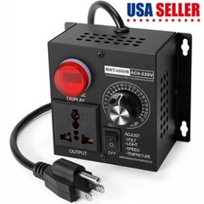 AC 120V~220V 4000W SCR Motor Speed Controller Volt Regulator Thermostat Dimmer picture