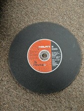 4 Hilti 436733 Cut Off Wheels AC-D 14in x 3/32 in x 1 in Dry Wall Stud Cutting  picture