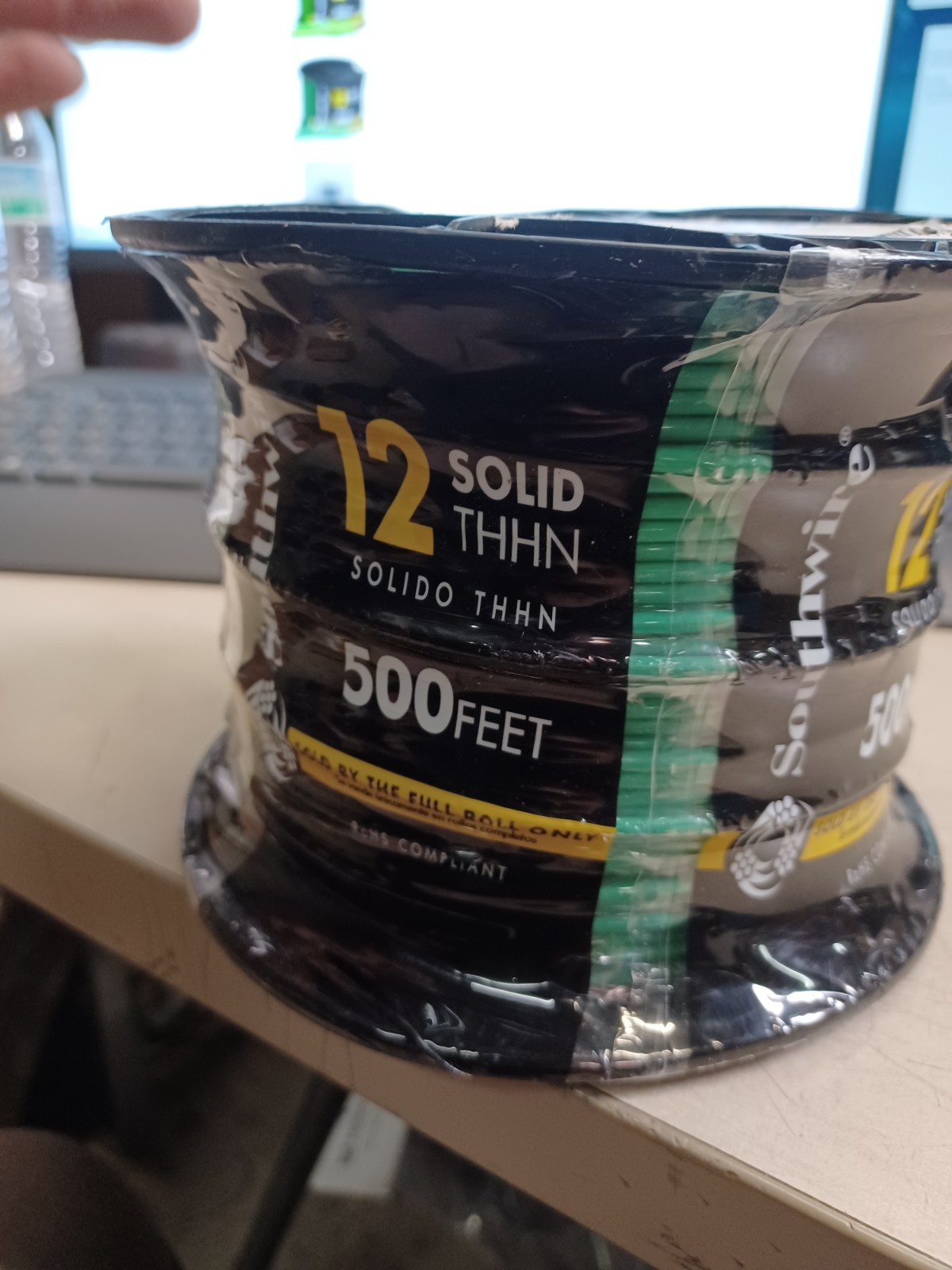 SOUTHWIRE/COLEMAN CABLE 500'GRN 12 Sol BLDGWire Model 11591558 SOUTHWIRE/COLEMAN CABLE 500'GRN 12 Sol BLDGWire Model 11591558