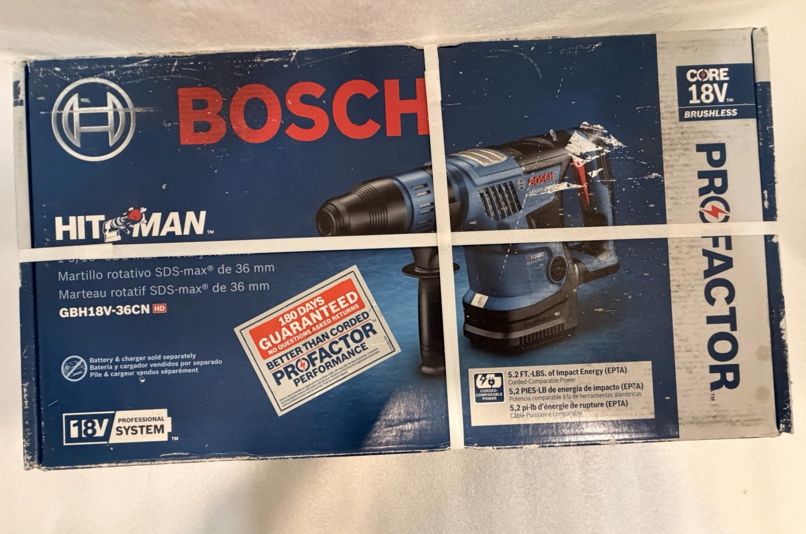 Bosch GBH18V-36CN-RT 18V PROFACTOR 1-9/16
