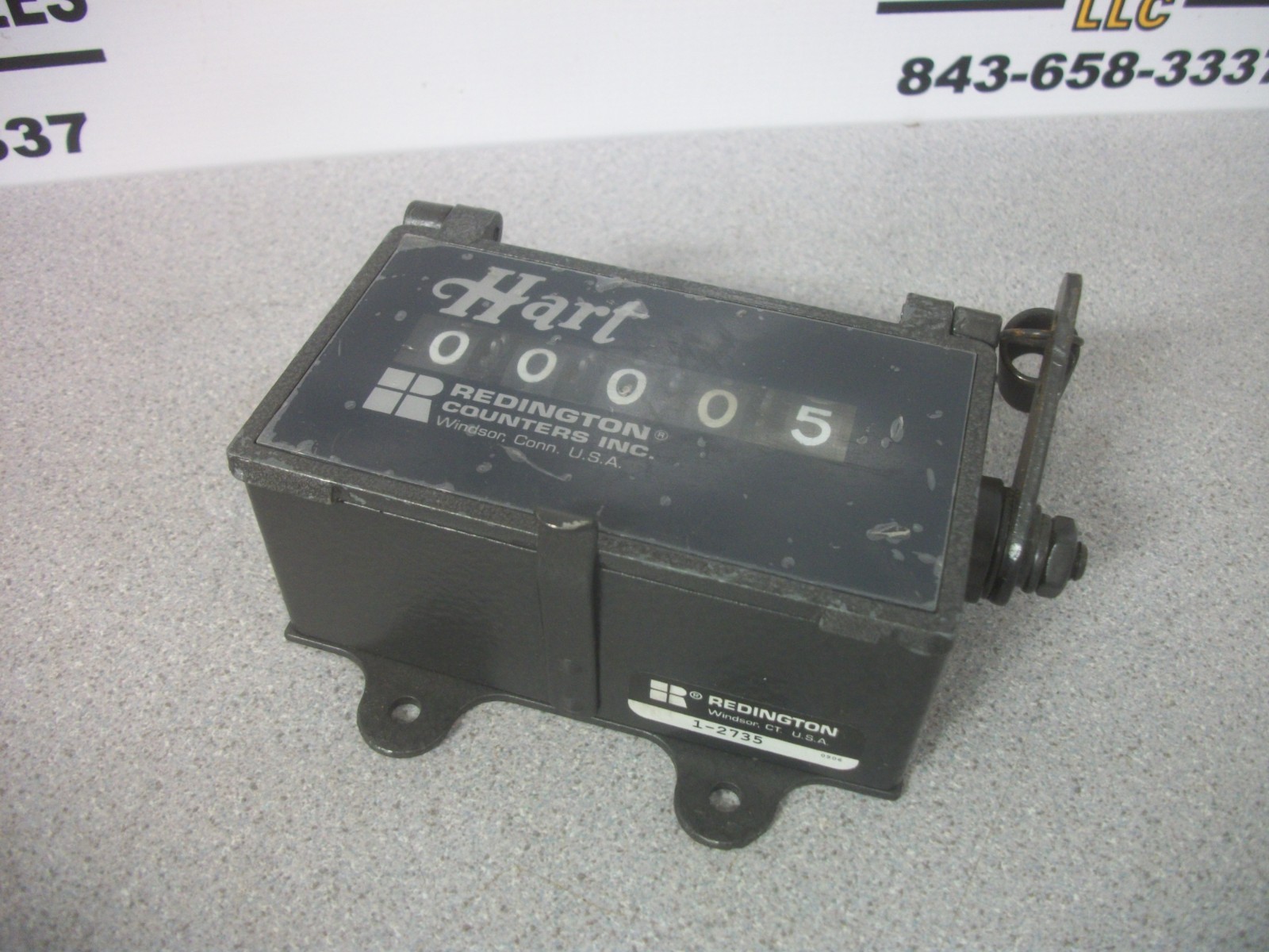 REDINGTON HART ANALOG MECHANICAL COUNTER MODULE 1-2735 NOB REDINGTON HART ANALOG MECHANICAL COUNTER MODULE 1-2735 NOB