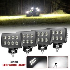 4PCS 80W Tractor LED Work Light Pods 6 Inch Truck Offroad 12V 24V Flood Lamps picture