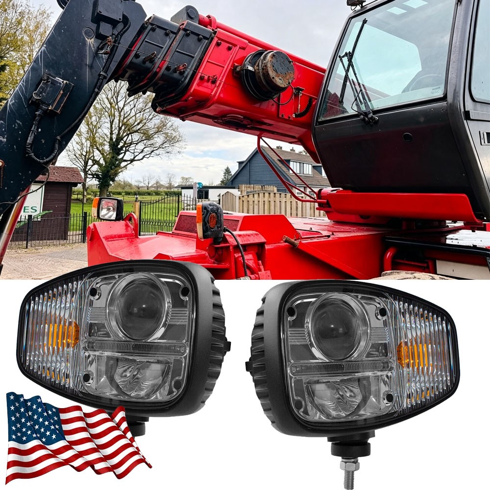 E9 Pair LED Headlights Turn Signal Lamp For Manitou 9470RT 9470RX 9510R 9520R E9 Pair LED Headlights Turn Signal Lamp For Manitou 9470RT 9470RX 9510R 9520R