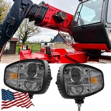 E9 Pair LED Headlights Turn Signal Lamp For Manitou 9470RT 9470RX 9510R 9520R picture