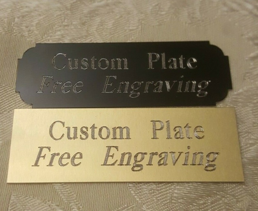 Custom Engraved Plate, Trophy -Taxidermy - 1 Custom Engraved Plate, Trophy -Taxidermy - 1
