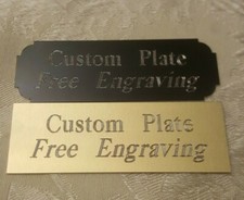 Custom Engraved Plate, Trophy -Taxidermy - 1