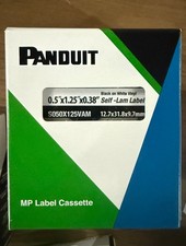PANDUIT S050X125VAM MP Cassette Self-Laminating Vinyl Label .50