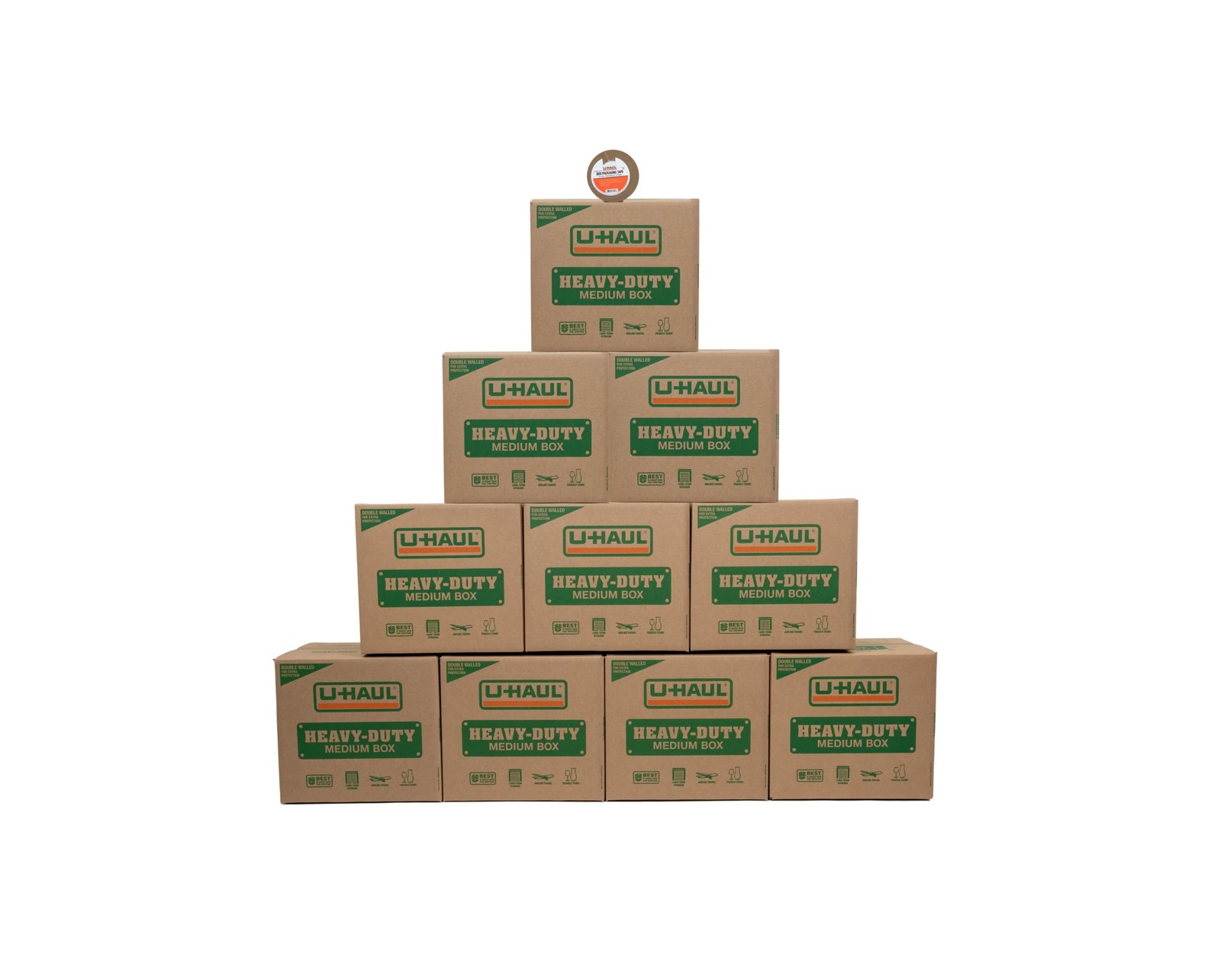 11-Piece U-Haul Medium Heavy-Duty Double Wall Moving & Shipping Boxes - Pack ... 11-Piece U-Haul Medium Heavy-Duty Double Wall Moving & Shipping Boxes - Pack ...