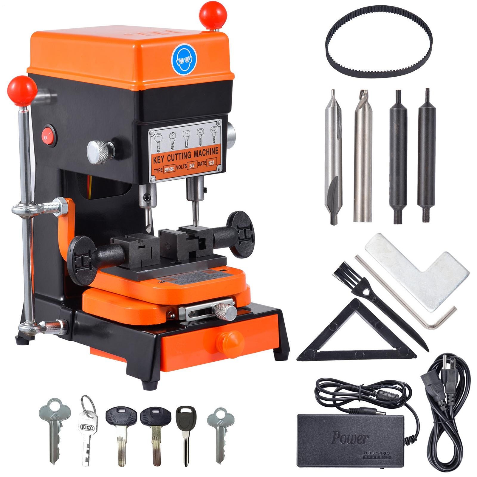 New Key Cutting duplicating Machine Cutter Car Key Copier Locksmith Tools 110V- New Key Cutting duplicating Machine Cutter Car Key Copier Locksmith Tools 110V-
