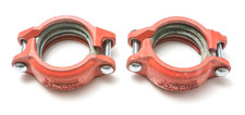 Lot of 2 - Victaulic Firelock EZ 2-1/2” 73-009N Grooved Rigid Couplings NEW picture
