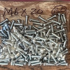 150qty  FKE Brand Torx Button Head M6 x20mm screws picture