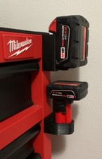 Magnet Battery Holder for Milwaukee M12/M18, Storage, Organize, Mount, Pack of 2 picture