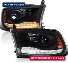 LED Black Switchback Projector Headlights picture