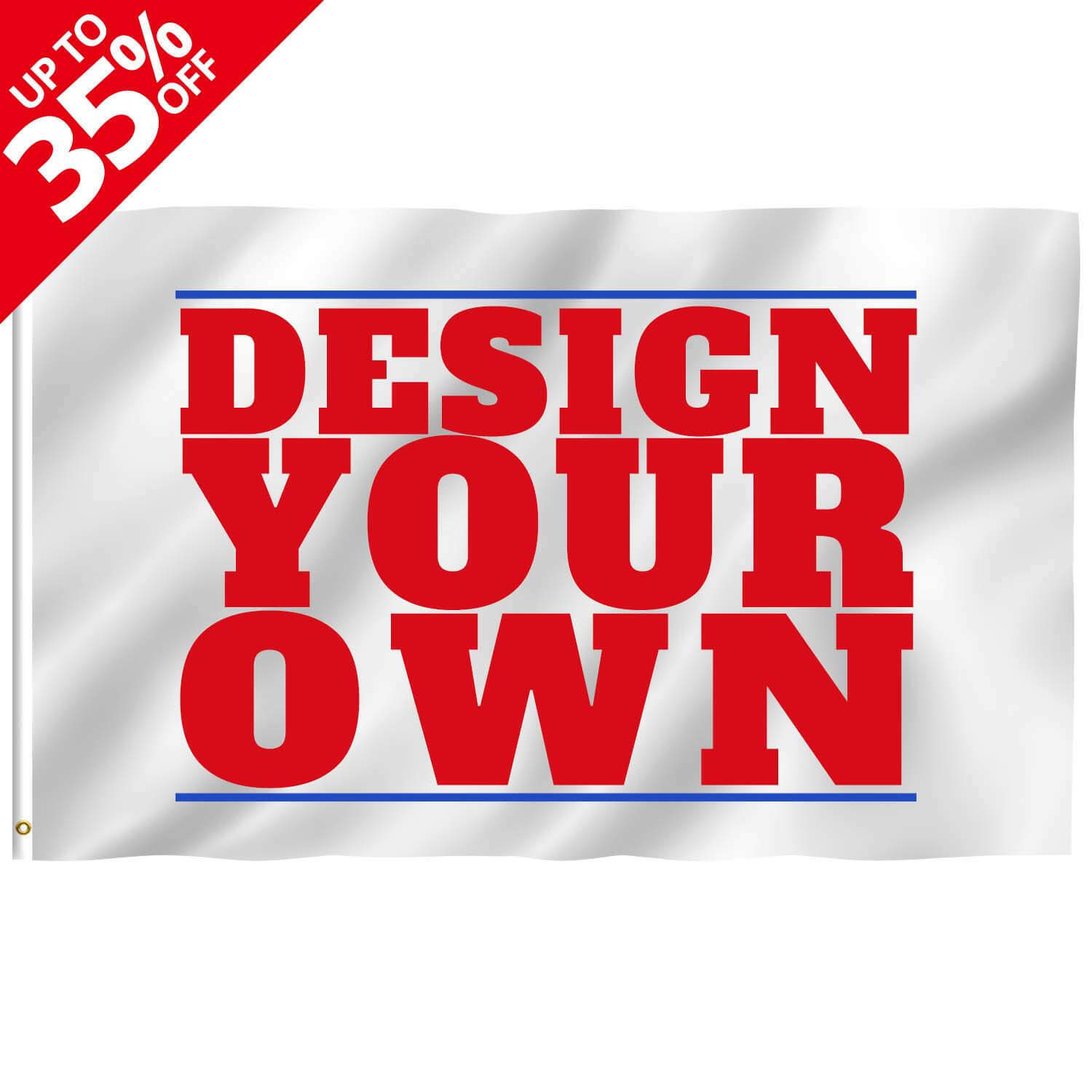 Anley Custom Flag Personalized Flags Banners - Print Your Own Logo Image Text