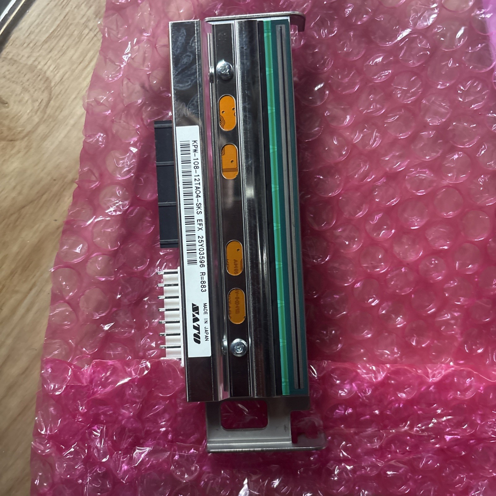 NEW Genuine OEM SATO Print Head KPW-108-12tao4-SKS NEW Genuine OEM SATO Print Head KPW-108-12tao4-SKS