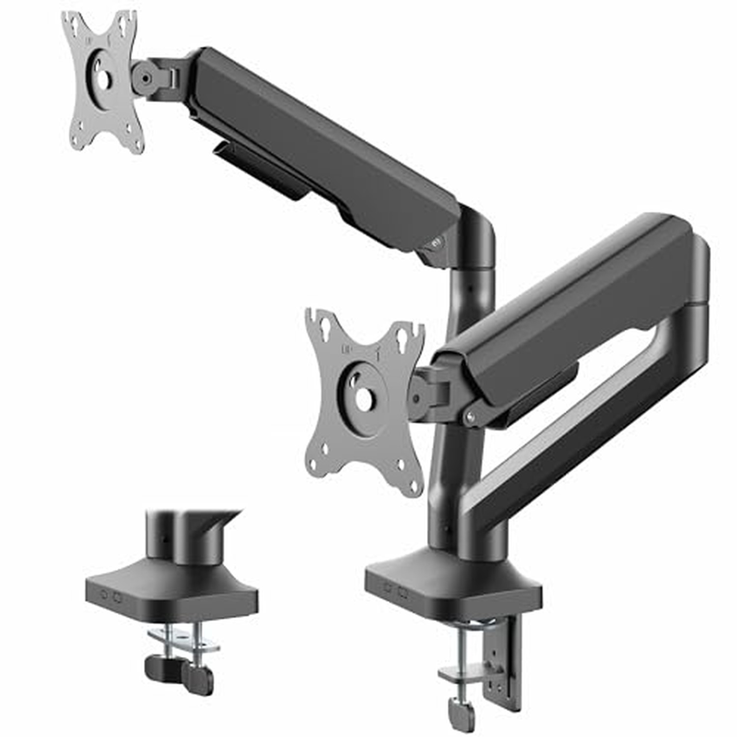 VIVO Dual Pneumatic Arm Ultra-Wide Monitor Mount for up to 35 inch Screens, H... VIVO Dual Pneumatic Arm Ultra-Wide Monitor Mount for up to 35 inch Screens, H...