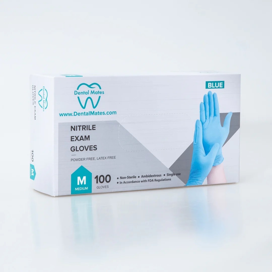 100pcs Disposable Nitrile Gloves 4mil Latex-Free, Powder-Free Medical Grade 100pcs Disposable Nitrile Gloves 4mil Latex-Free, Powder-Free Medical Grade