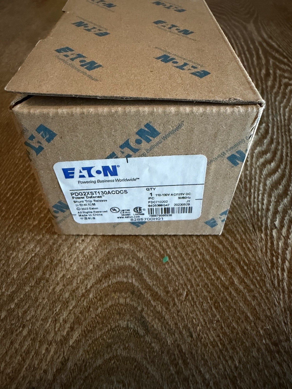 PDG2XST130ACDCS Eaton PDG2 Shunt Trip 110-130VAC/125VDC New USA Stock