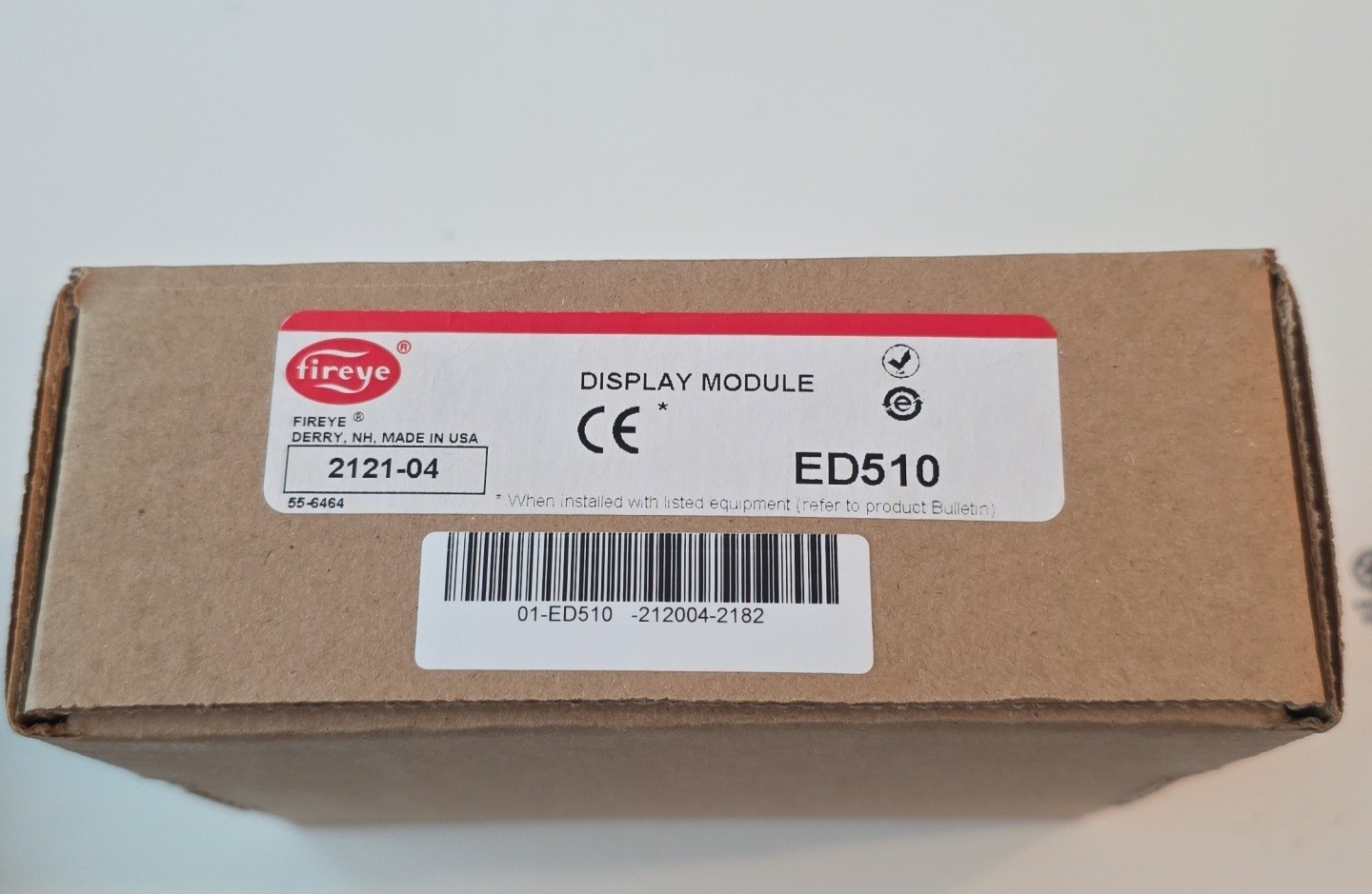 Fireye ED510 Display Module Flame Safeguard Burner Control w/ Original Box *NEW Fireye ED510 Display Module Flame Safeguard Burner Control w/ Original Box *NEW