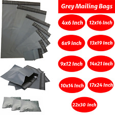 GREY Postal Post Packaging Bags Plastic Parcel Mailing Packing Postage All Sizes picture