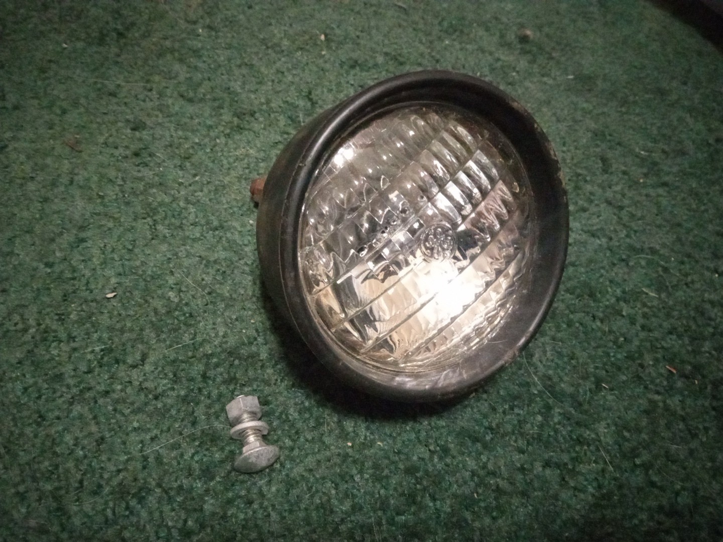 Vintage 1960s General Electric Tractor Headlight Decent Rare Unique Works USA Vintage 1960s General Electric Tractor Headlight Decent Rare Unique Works USA