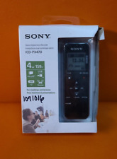 Sony ICD-PX470 Digital Voice Recorder with USB 4GB Memory *NEW Open Box/Box Wear picture