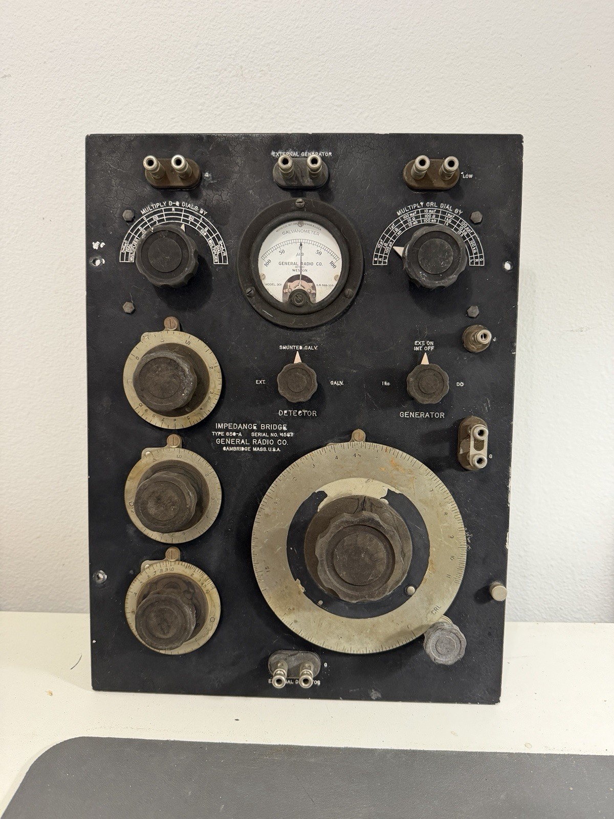 General Radio 650-A Impedance Bridge Type 650-A Untested Parts/Repair