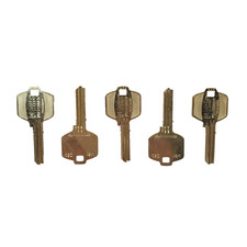 ILCO Kaba PEAKS High Security 8800-00-0003PP4 (5-PACK) Key Blanks 7-Pin PP4 KWay picture