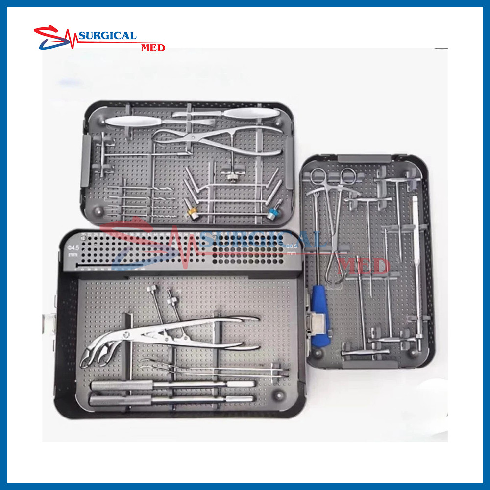 Large Fragment Orthopedic Instrument Set Surgical Trauma Plate Tools Kit Large Fragment Orthopedic Instrument Set Surgical Trauma Plate Tools Kit