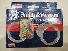   New Smith & Wesson Model 100-1 Handcuffs Nickel  picture