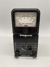 Simpson Model 373 DC Milliamp Meter Milliamperes -UNTESTED- picture