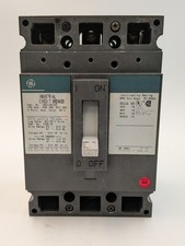 PERFECT CONDITION - GE Industrial Circuit Breaker TED136100 600vac 250vdc 3 Pole picture