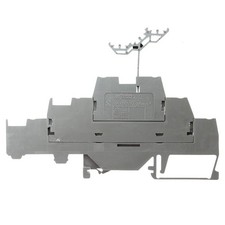 WAGO 280-550 TRIPLE DECK TERMINAL BLOCK W/ HORIZONTAL JUMPING ON LOWER LEVEL picture