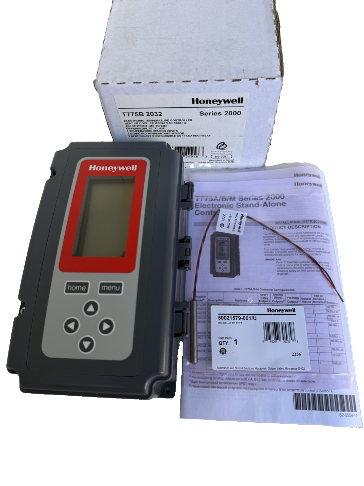 Honeywell T775B2032 Temperature Controller 24/120/240V Replaces T775A1019 B1000 Honeywell T775B2032 Temperature Controller 24/120/240V Replaces T775A1019 B1000