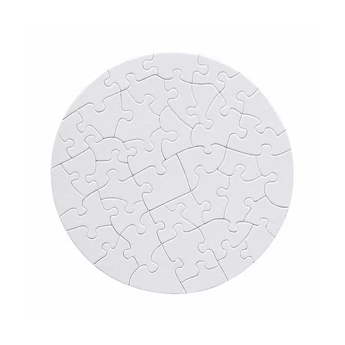 Sublimation Puzzles blanks,Round Shape 41pcs High Gloss, 20pk. New