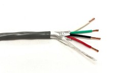 West Penn Wire 3244 - 4 Conductor 18 Gauge Shielded Cable CMR - 1,000ft Pull Box picture