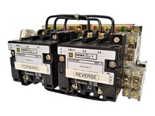 Square D 8702SCO8V02S 8502SCO2S 120 V AC NEMA 1 Reversing Contactor w/ 9999SX6 picture