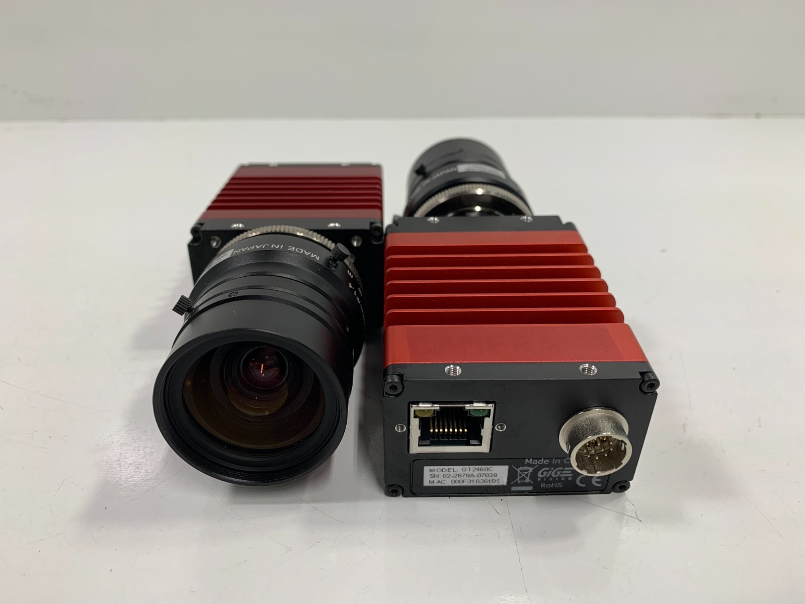 Lot of 2 - Allied Vision Tech Prosilica GT2460C Color Camera with Kowa Lens Lot of 2 - Allied Vision Tech Prosilica GT2460C Color Camera with Kowa Lens
