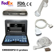 CMS600P2 Portable Ultrasound Scanner Machine Convex+Linear+Transvaginal 3 Probes picture